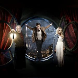 Michael Gambon, Katherine Jenkins and Matt Smith in Doctor Who (2005)