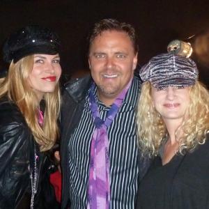 Michael Gier with Terri Gier and actress Brooke Burns.