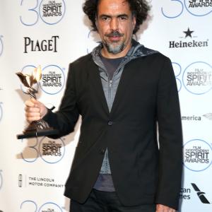Alejandro Gonzlez Irritu at event of 30th Annual Film Independent Spirit Awards 2015
