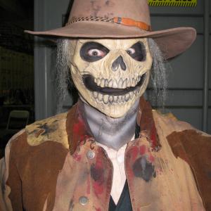 Matt McLeod as The Undead Cowboy, in Halloween Horror Nights 2008, Universal Studios, Hollywood.
