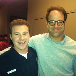 On the set of Private Practice with Paul Adelstein
