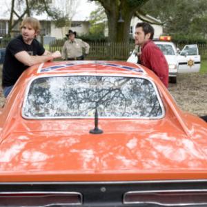 SEANN WILLIAM SCOTT and JOHNNY KNOXVILLE star in Warner Bros. Pictures action comedy The Dukes of Hazzard.