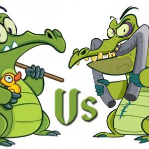 Swampy and Cranky from Disney's Where's My Water?