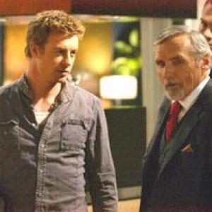 Still from Land of the Dead with Dennis Hopper and Simon Baker