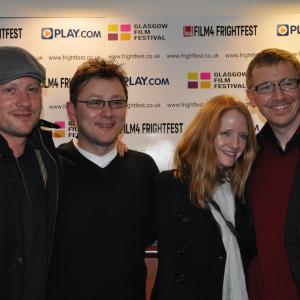 Toby Moore, Peter Lewis, Rachel Oliva, Peter A. Dowling at Glasgow Frightfest.