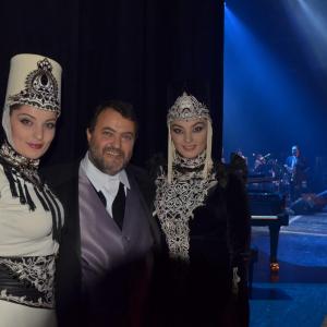 Inga & Anush Arshakyans with Armen Martirosyan