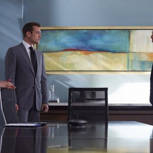 Still of JR Bourne Gabriel Macht and Meghan Markle in Suits 2011