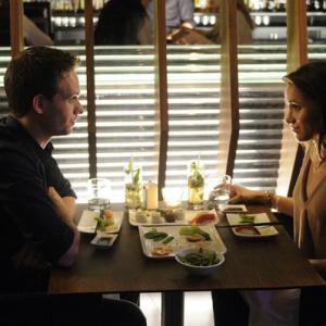 Still of Patrick J Adams and Meghan Markle in Suits 2011
