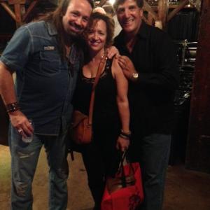 Steve Blaze, Lynn Drury and Steven Scaffidi at the Hit Me America Songwriters Showcase in New Orleans.