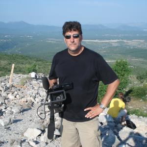 DirectorCameraman Steven Scaffidi in Eastern Europe during the production of The Sojourners