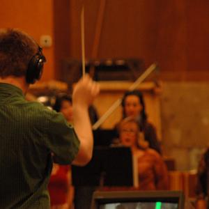 Lanier Conducts Choir at FOX's Newman Scoring Stage for LUCIFER