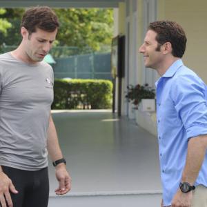 Still of Mark Feuerstein and Josh Cooke in Royal Pains (2009)