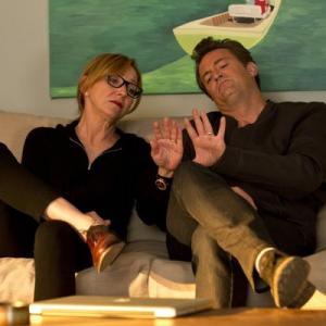 Still of Matthew Perry and Julie White in Go On 2012