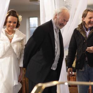 Rick on location for the BBC with Charlie Brooks and Harry Towb Eastenders 2008
