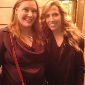 April Szykeruk and Sheryl Crow at the taping of Live From The Artists Den September 2013