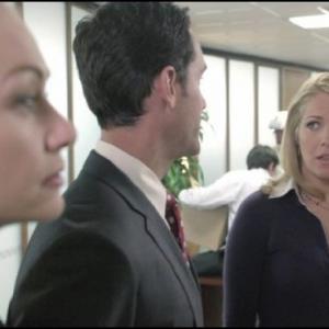 Still of Jay Harrington and Andrea Anders in Better Off Ted 2009