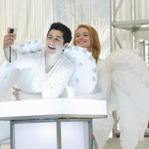 Still of David Henrie and Leven Rambin in Wizards of Waverly Place 2007