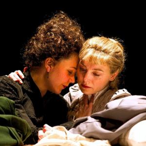 Maggie Gyllenhaal and Juliet Rylance in Classic Stage Companys production of Three Sisters