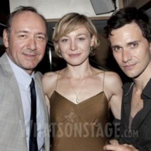 Kevin Spacey, Juliet Rylance and Christian Camargo at opening night of The Bridge Project.
