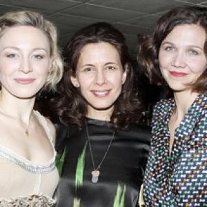 Juliet Rylance Jessica Hecht and Maggie Gyllenhaal on opening night of Classic Stage Companys Three Sisters