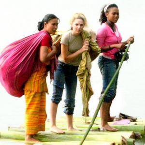 Still photograph of 3 Girls and the Golden Cocoon