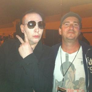 Philip Waley and Marilyn Manson-Universal Studios