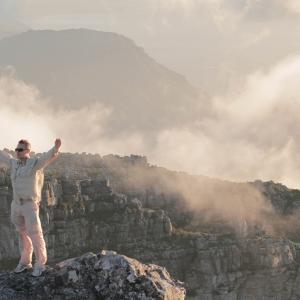Standing In for End Shot on World commercial for Gillette on top of Table Mountain South Africa