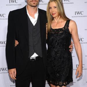 Christopher Backus and Mira Sorvino attend IWC and Tribeca Film Festival Celebrate For the Love of Cinema on April 18 2013 in New York City