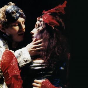 Gene Farber as Romeo in ROMEO AND JULIET at the Lucille Lortel Theatre in NYC
