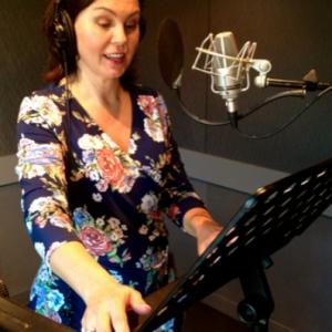 Katherine Hynes recording radio commercials for Nova Entertainment Sydney Australia More at wwwkatherinehynescom