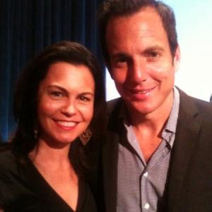 Actors Katherine Hynes and Will Arnett at Paley Centre Los Angeles More info at wwwkatherinehynescom