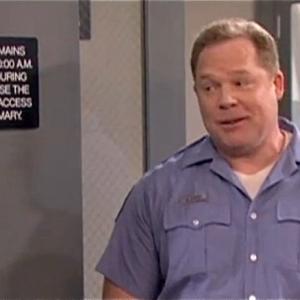 As Brian the prison guard on 2 Broke Girls