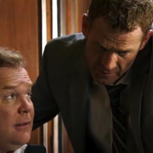 Gary, as Teddy, in scene with Max Martini on ABC's Revenge, 