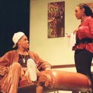 Actor Rege Lewis debut and Actress Ya in The Billie Holidays Theatre production of Sassy Mamas