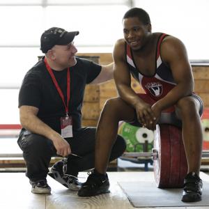 Donovan Ford, Olympic Athlete with Director, Mark Schimmel, Olympic Training Center, Colorado Springs