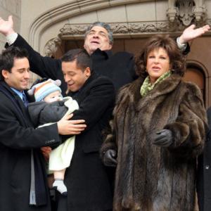 Saul Rubinek Shelly Burch Lainie Kazan Vincent Pastore Jai Rodriguez and John Lloyd Young in Oy Vey! My Son Is Gay!! 2009