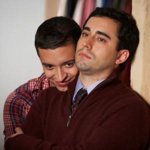 Jai Rodriguez and John Lloyd Young in Oy Vey! My Son Is Gay!! (2009)