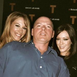 With Hilary and Haylie Duff/South Beach.