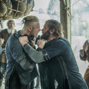 Still of Alexander Ludwig and Clive Standen in Vikings 2013