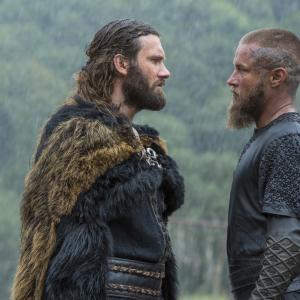 Still of Travis Fimmel and Clive Standen in Vikings 2013