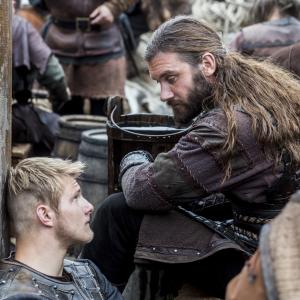Still of Alexander Ludwig Clive Standen and Bjrn Alexander in Vikings 2013