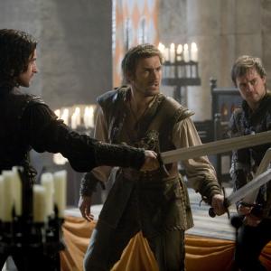 Richard Armitage Clive Standen and Jonas Armstrong in Robin HoodBBC