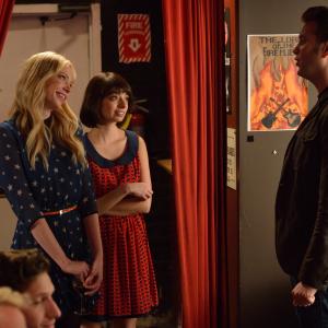 Still of Riki Lindhome Kate Micucci and Anthony Jeselnik in Garfunkel and Oates 2014