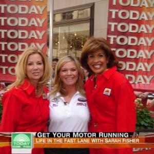 Sarah Fisher on NBC's The Today Show in April 2008