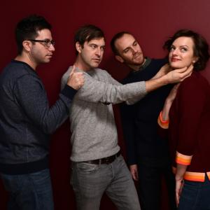 Elisabeth Moss Mark Duplass Justin Lader and Charlie McDowell at event of The One I Love 2014