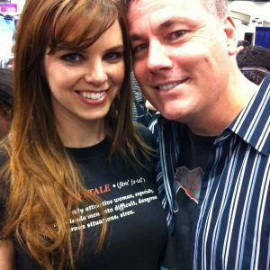 FEMME FATALES Catherine Annett and Rob Burnett at San Franciscos Wondercon promoting the series in April 2011