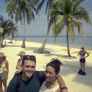 Scott L Beth Humphreys R Temptation Island Ambergeis Caye Belize 1999