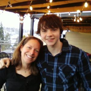 At lunch with the talented Joel Courtney. http://www.imdb.com/name/nm1525807/