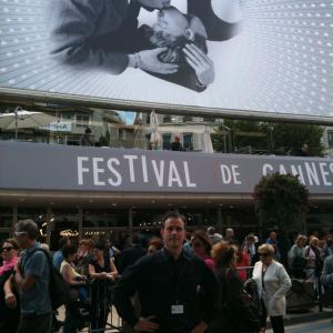 DW Gordon at the Cannes Film Festival 2013 where he announced the commencement of a new movie project Two Captains