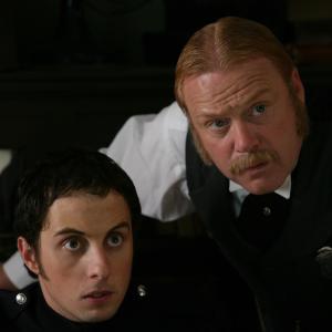 Still of Thomas Craig and Jonny Harris in Murdoch Mysteries 2008